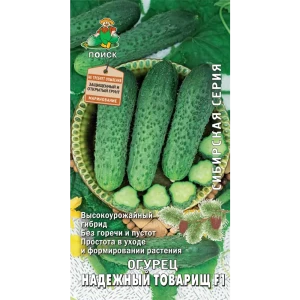 Семена огурца ПОИСК «Надежный товарищ» F1 - ранний партенокарпический гибрид 83123520
