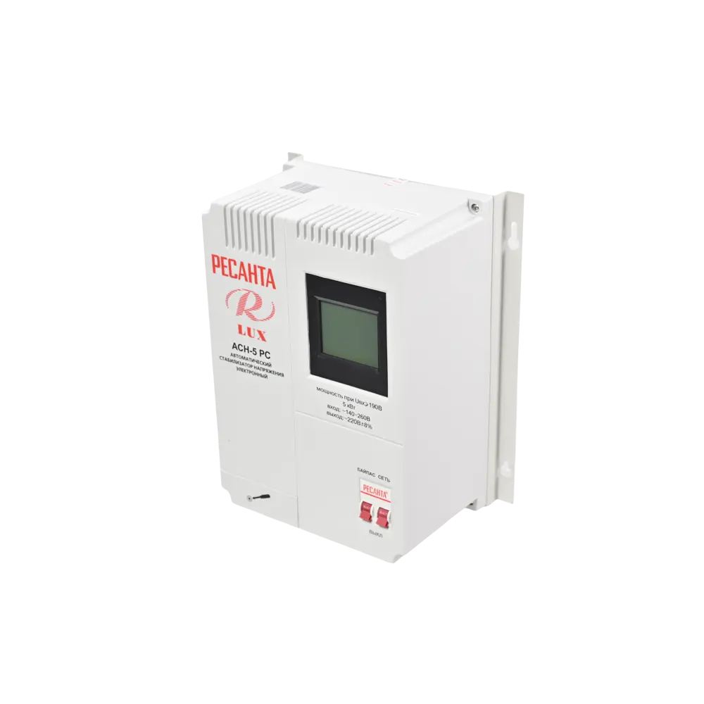 Стабилизатор напряжения Ресанта АСН-5 РС 5 кВт STLM-2191461