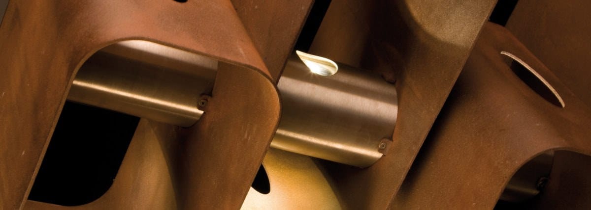 Светодиодная напольная лампа Corten™Steel Brillamenti кубический ARCH-00098844 - Вид №2