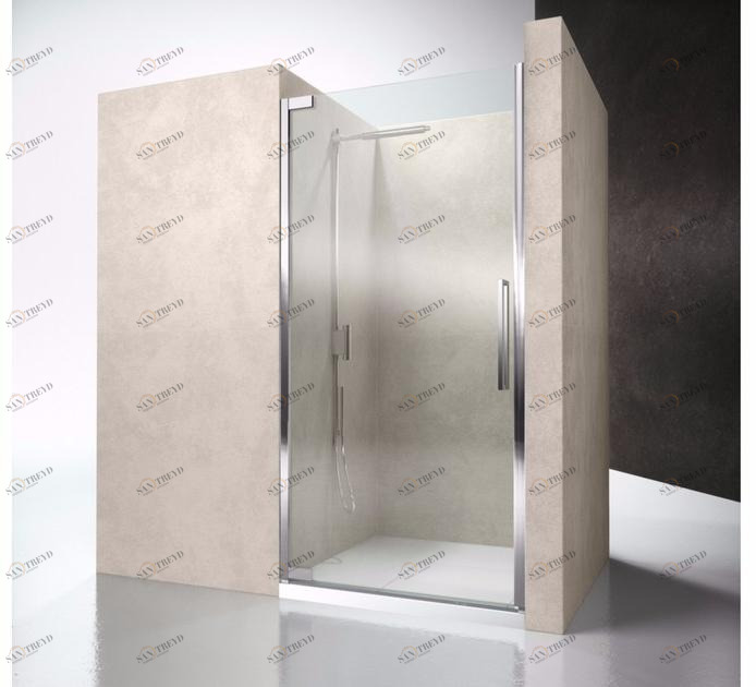 VISMARAVETRO Душевая кабина стеклянная ниша с распашной дверцей Flare sun-id-1370593