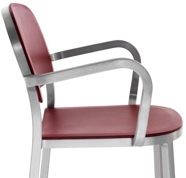 Emeco Стул из полипропилена штабелируемый с подлокотниками 1 inch sun-id-1366901 - Вид №1