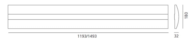 Экструдированный алюминиевый светодиодный настенный светильник Artemide ARCH-00132233 - Вид №2