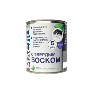 MIGHTY OAK Масло-воск для дерева графит 0.75 л - защита и натуральная текстура 89364166