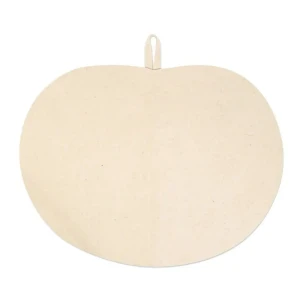 Коврик ГлавБаня «Классика» фетр цвет белый