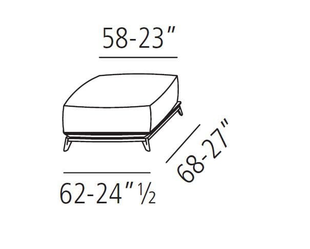 Подставка для ног Vibieffe 430 Опера ARCH-00044267 - Вид №1