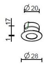 Brillamenti Встраиваемый алюминиевый светодиодный светильник Spot sun-id-1353914 - Вид №10