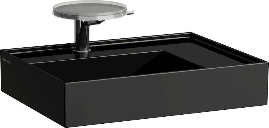 H8103340008151 Раковина с полочкой справа, со специальным скрытым сливом LAUFEN PRO - Вид №15