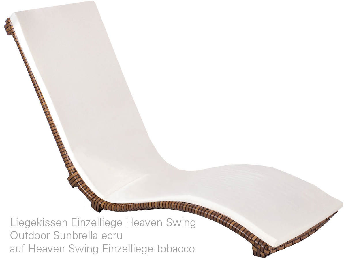 10.00.0534 Подушка одинарная Heaven Swing Outdoor sunbrella ecru Mbm  - Вид №3