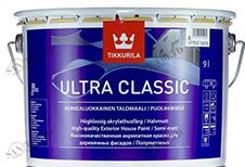 Краска Tikkurila Ultra Classic / Тиккурила Ультра Классик для деревянных фасадов 9л 5679