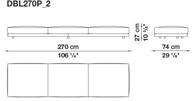 B&B Italia Кожаный диван Dock sun-id-1441060 - Вид №156