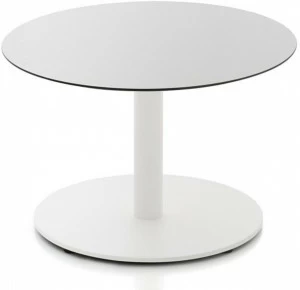 Kastel Низкий круглый журнальный столик из hpl Kaleox Kkk8tb