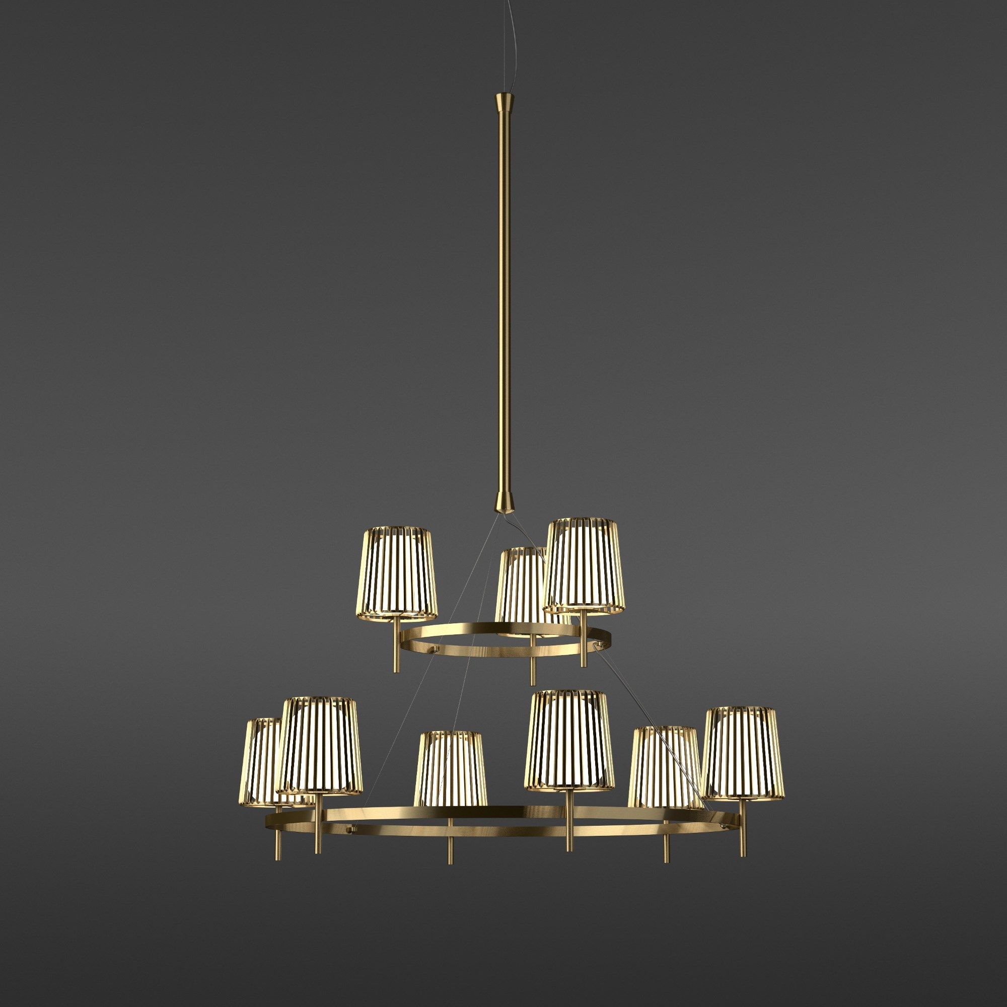 Латунная светодиодная люстра Quasar ARCH-00073106 - Вид №1