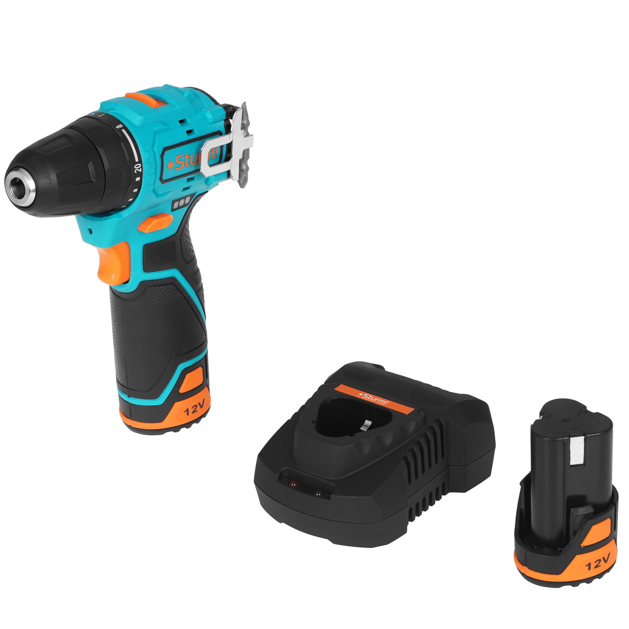 Дрель-шуруповерт Sturm! CD1240BLC 1BatterySystem 12V 5451832 STDN-0074653