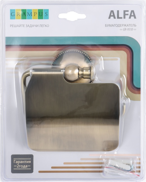 9510 Бумагодержатель с крышкой GR- GRAMPUS ALFA - Вид №1