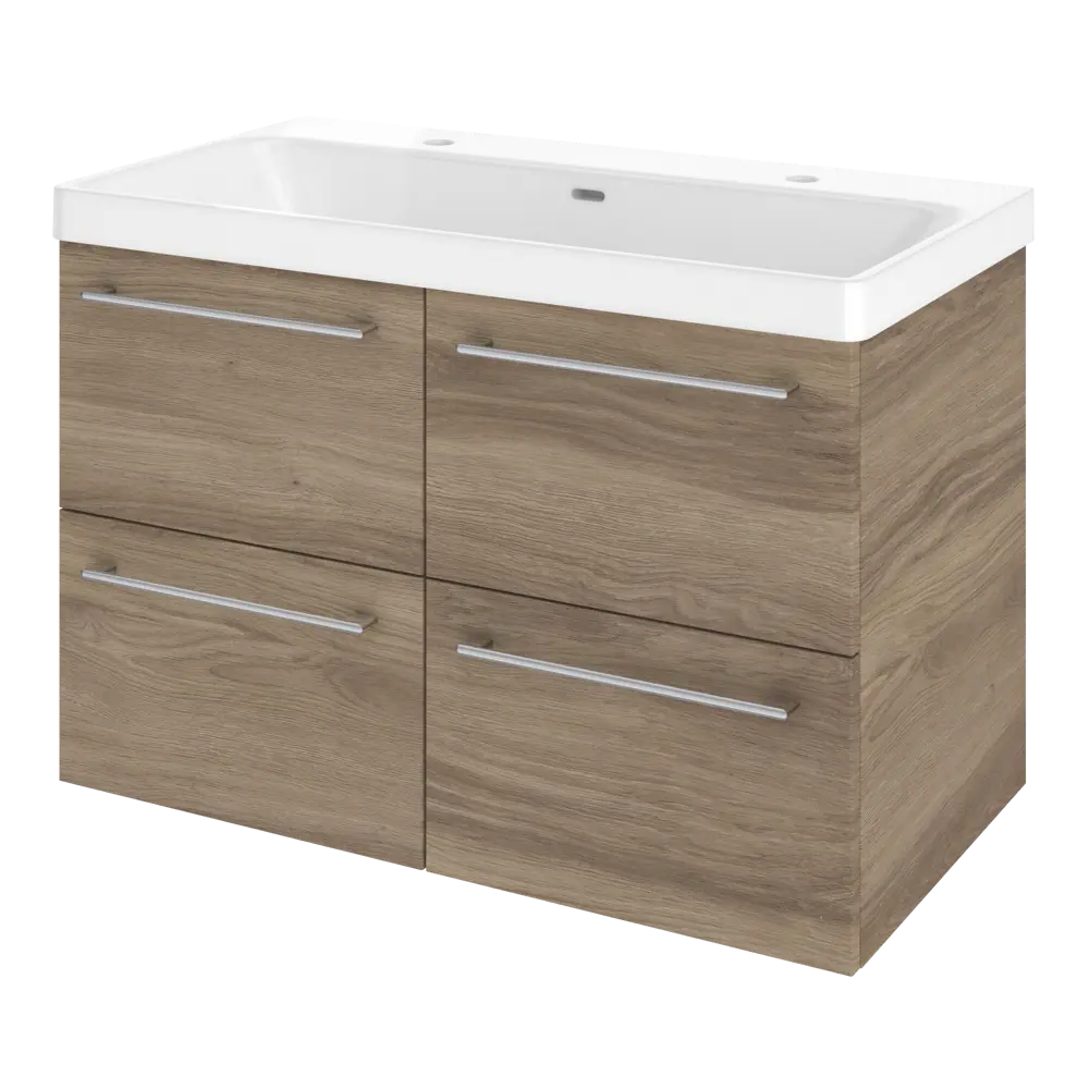 Раковина SENSEA Remix 91 см для стильной ванной комнаты 82924180 STLM-0037975 - Вид №8