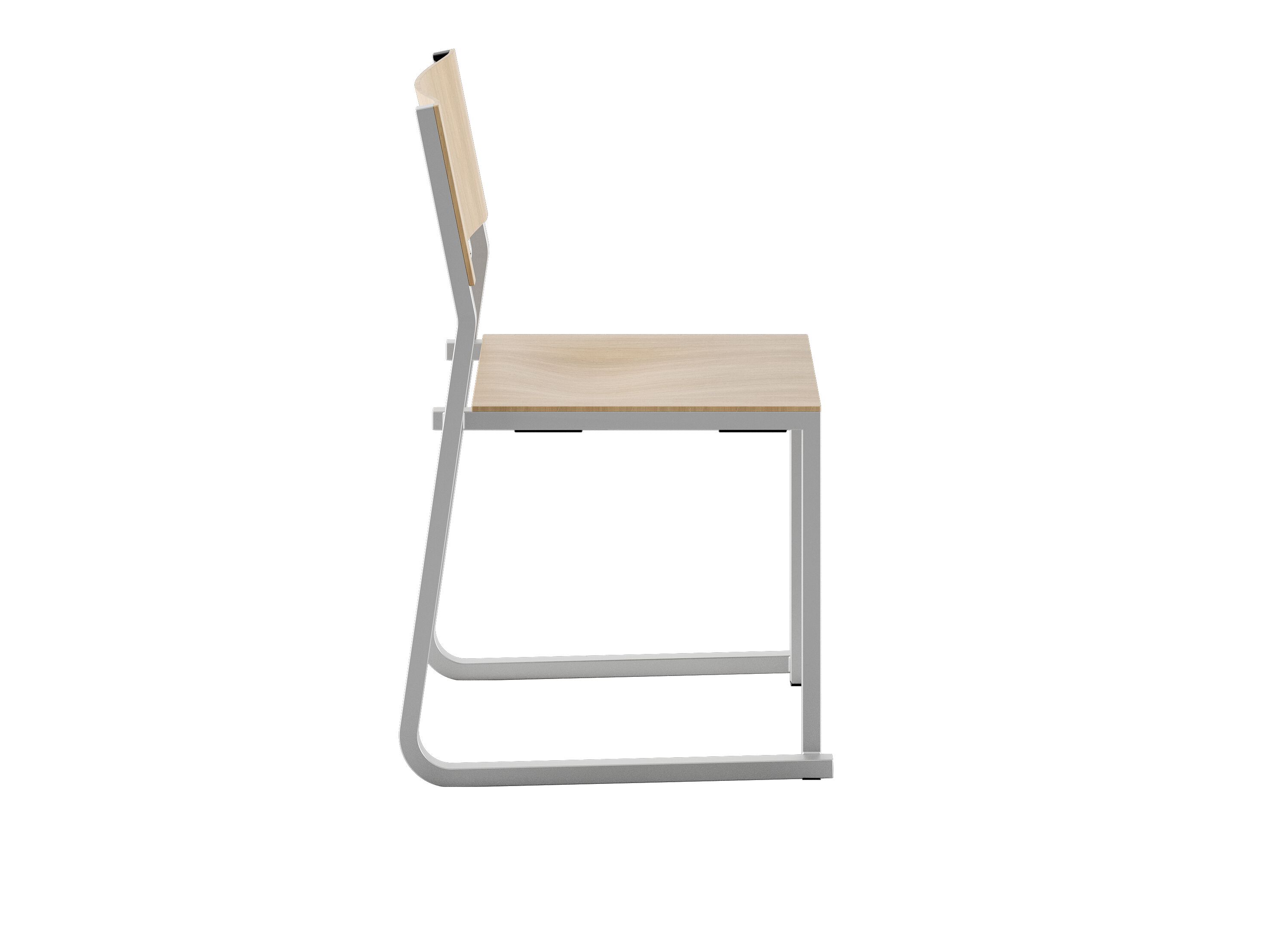 Штабелируемый стул из алюминия и дерева Infiniti GT01 ARCH-00129040