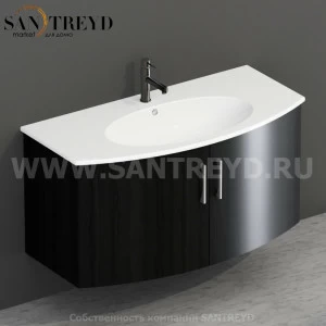 MDMA10Y6101 Тумба с двумя створками 98 см черная Globo 4ALL Италия