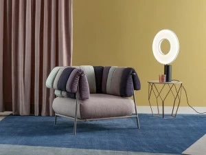 Bonaldo Кресло из ткани с подлокотниками