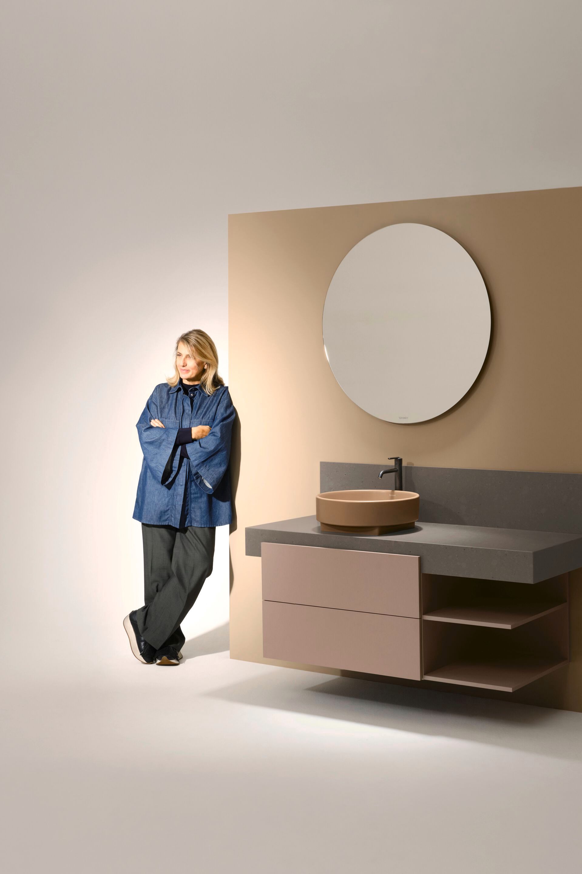 Однорычажный смеситель для раковины из нержавеющей стали Duravit Balcoon ARCH-00059389 - Вид №7