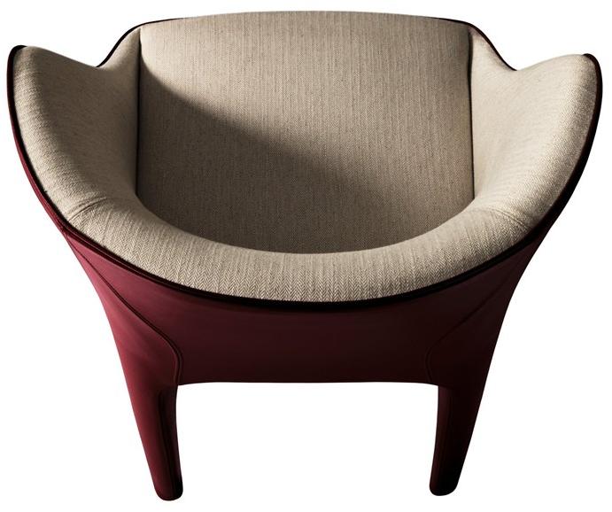 Giorgetti Стул из ткани с подлокотниками sun-id-1495444 - Вид №3