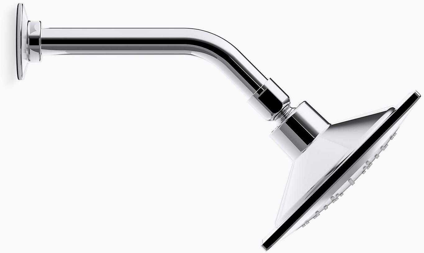 KOHLER Однофункциональная душевая лейка Loure 1,75 галлона в минуту с технологией всасывания воздуха Katalyst K-45215-G-SN  - Вид №3
