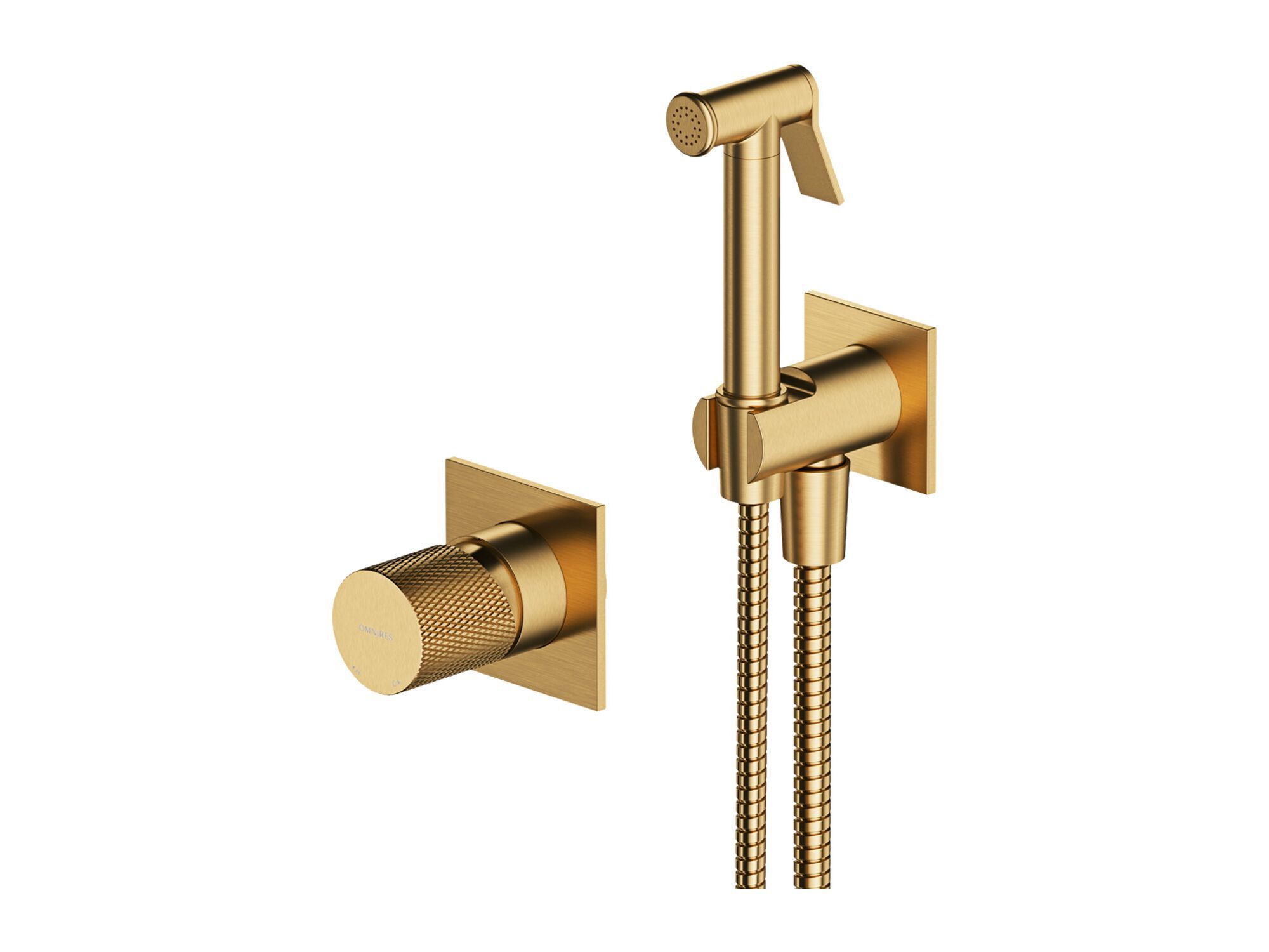 Настенный смеситель для биде с ручным душем OMNIRES CONTOUR SYSCTBI1 ARCH-00076890