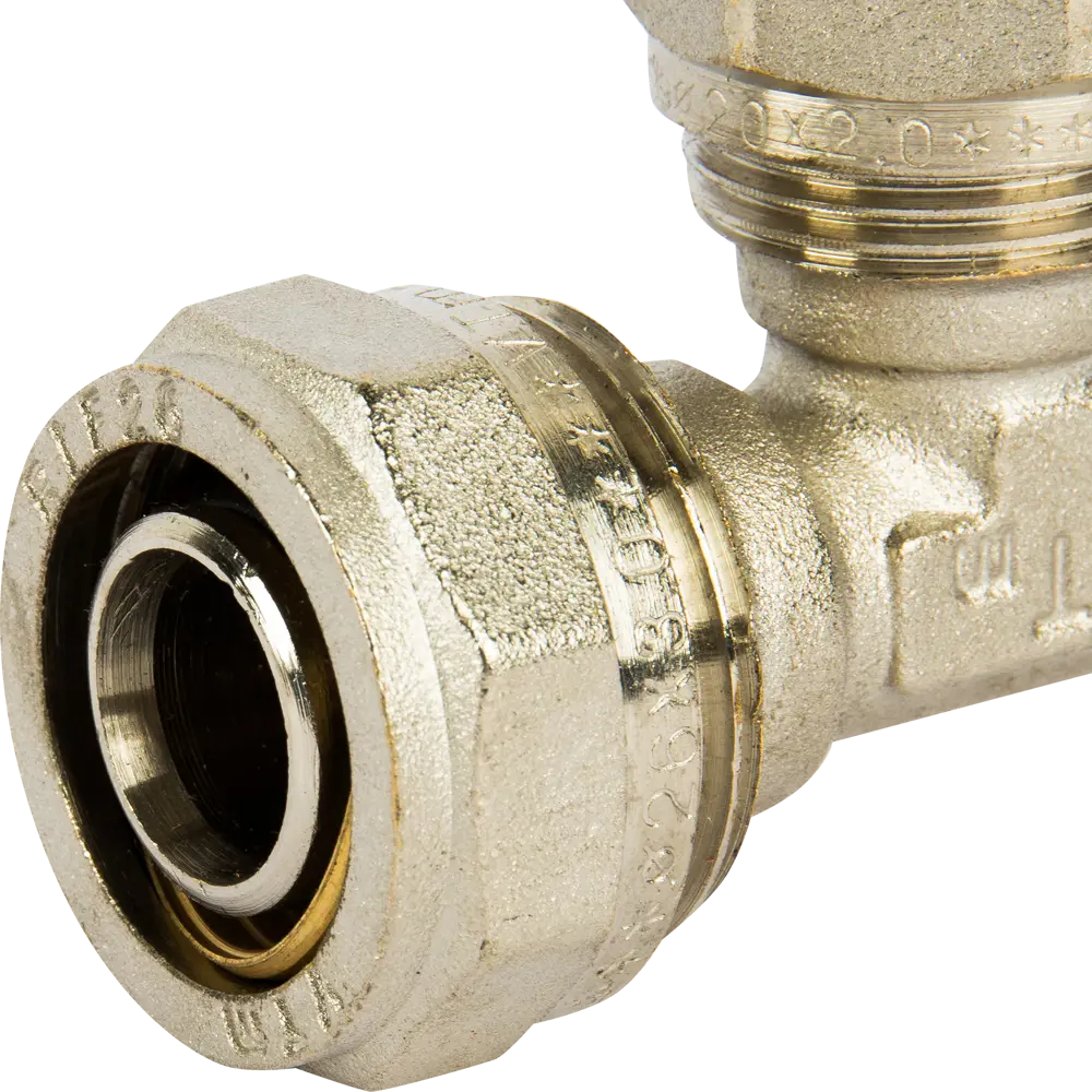 Тройник переходной Valtec 26x20x16 мм никелированная латунь VTM.331 10518049 STLM-2156264  - Вид №3