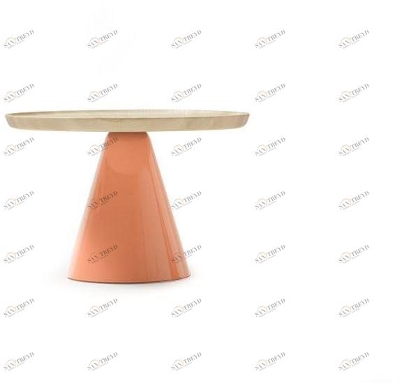 Sancal Низкий круглый деревянный журнальный столик Pion sun-id-1459343