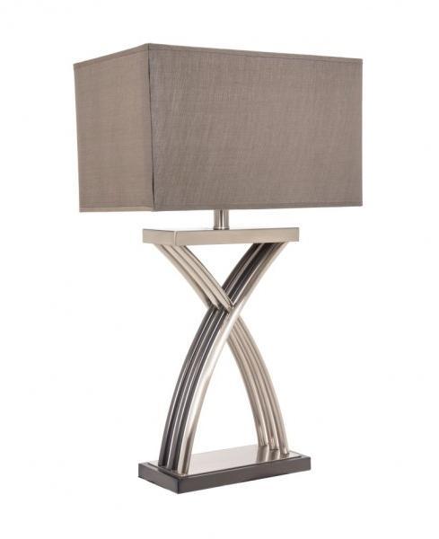 Настольная лампа Karla от RVAstley 5501 RVASTLEY ИНТЕРЬЕРНЫЕ 061960 Бежевый;серебро  - Вид №1