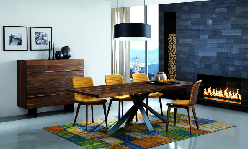 Oliver B. Стул из мягкой ткани Oliver b. casa Vela fabric&wood - Вид №2