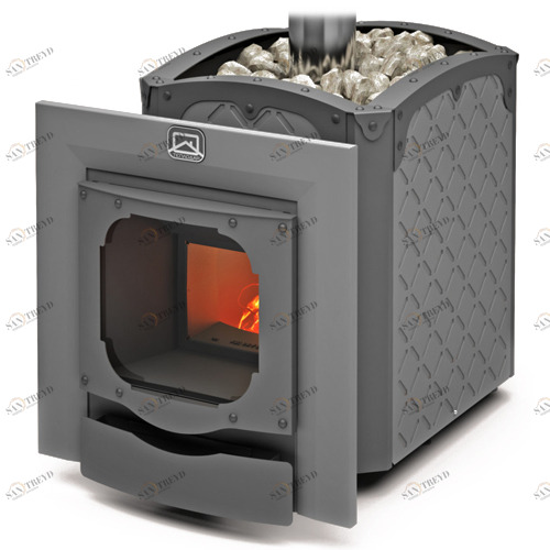 Печь для бани  Теплодар Былина-18Ч Панорама 6726