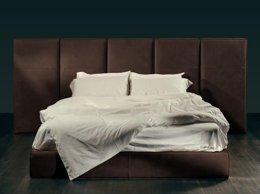 Кровать двуспальная с обивкой Esprit noir Santreyd sun-id-1369263 - Вид №4