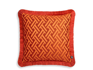 Квадратная подушка из ткани с рисунком