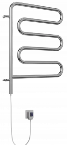 4620768883958 ЭЛЕКТРИКА Электро 25 Ш-обр 450х570 поворотный Полотенцесушитель TERMINUS Нержавеющая сталь