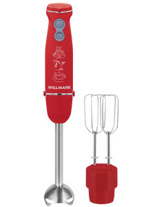 5343342 Блендер погружной WILLMARK WHB-1110RS красный