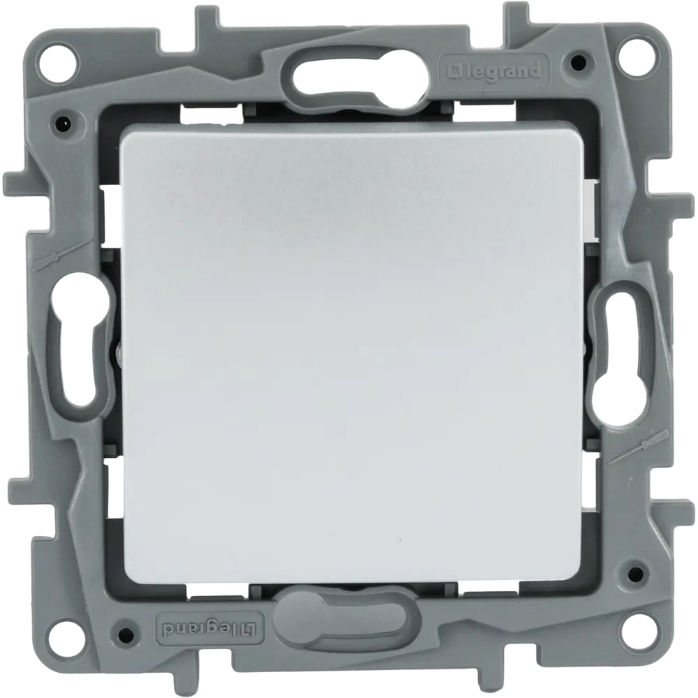 Выключатель Legrand Etika одноклавишный в алюминиевом исполнении 82201606 STLM-0021867 - Вид №1