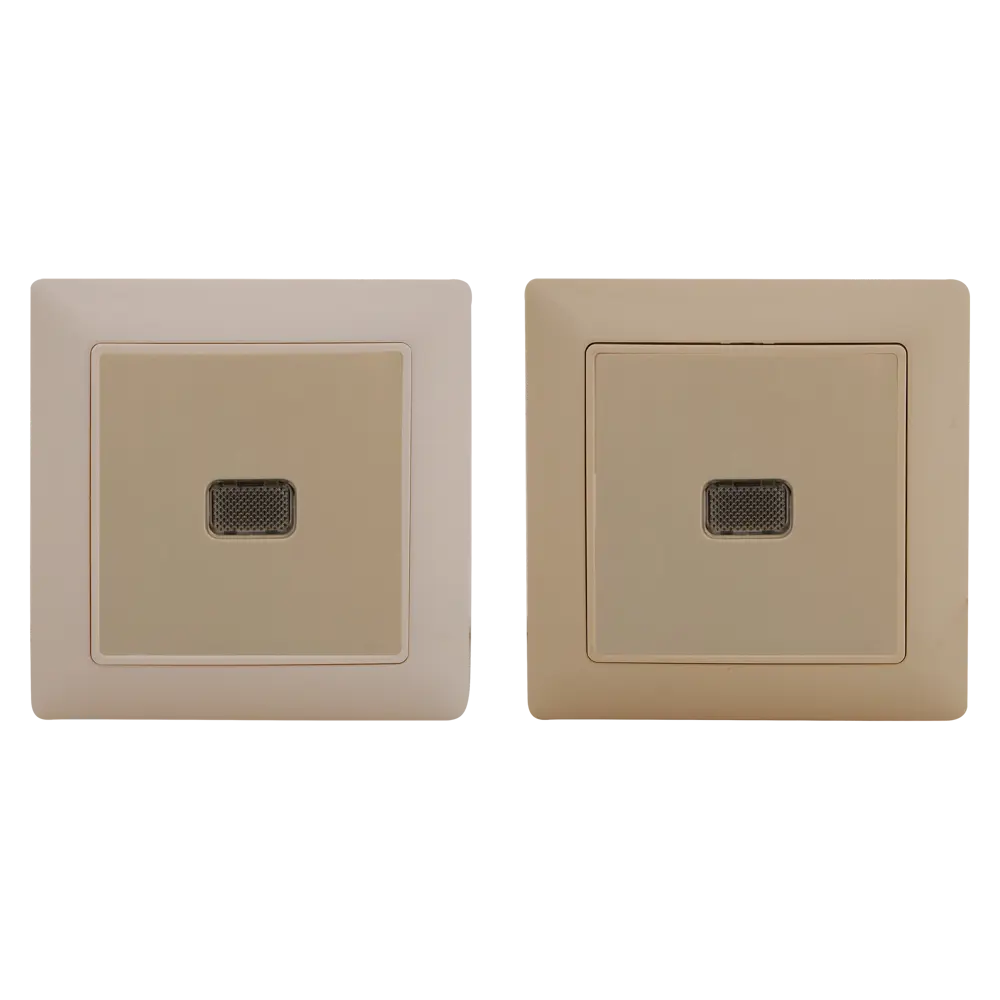 Выключатель встраиваемый ABB Basic 55 1 клавиша с подсветкой, цвет бежевый 13592930 STLM-2067228 Basic55 - Вид №1