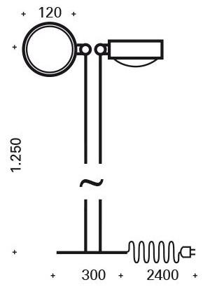 Top Light Регулируемый торшер для чтения с гибким кронштейном sun-id-1466723 - Вид №5