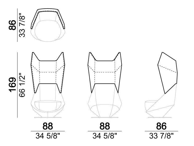 Вращающееся кресло с высокой спинкой Arketipo OVERDRIVE ARCH-00112841 - Вид №4