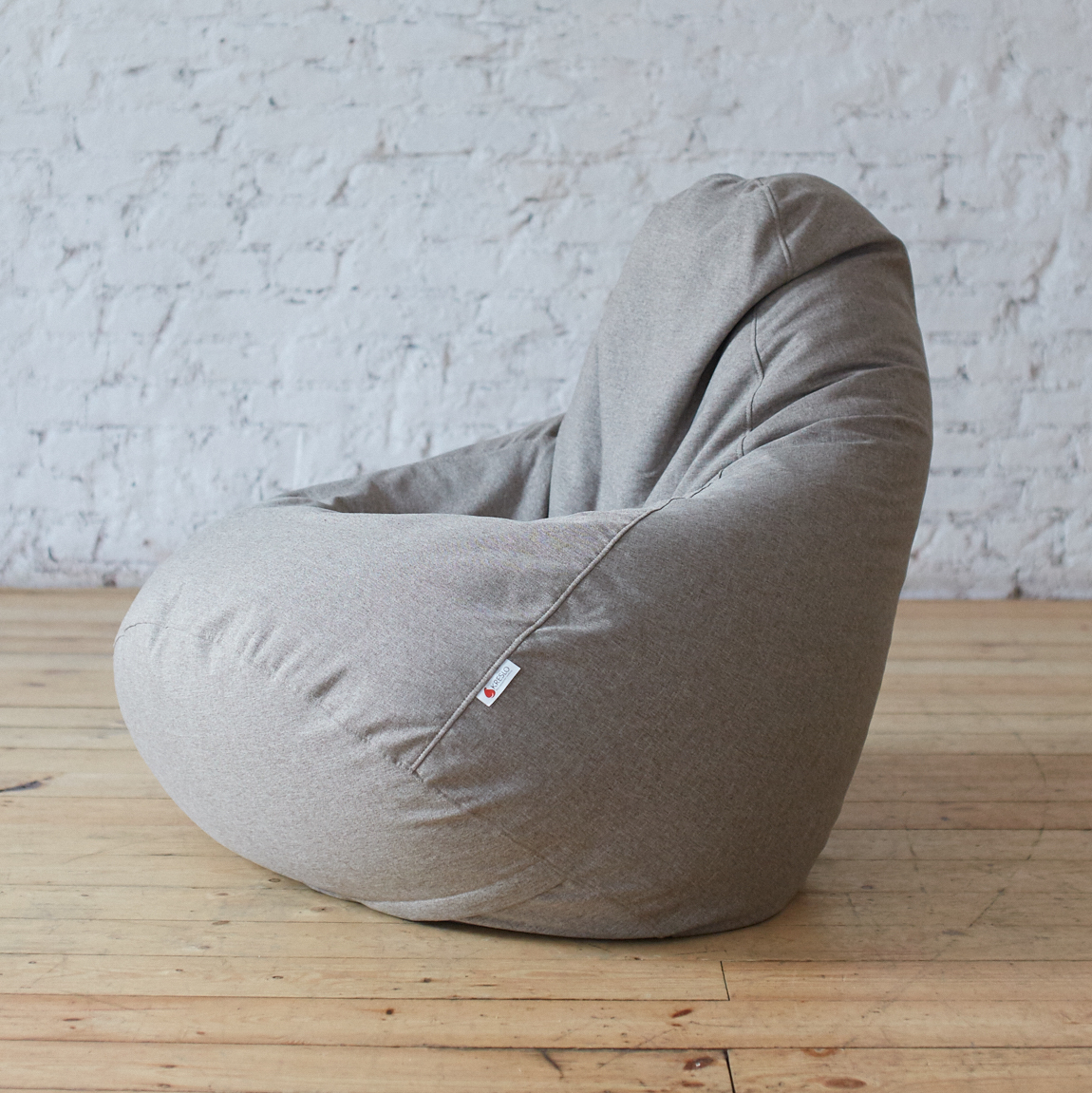 Кресло-мешок "Сальвадор" бежевое Kiton 5 МАСТЕРСКАЯ КРЕСЛО  335312 Серый Santreyd  - Вид №1