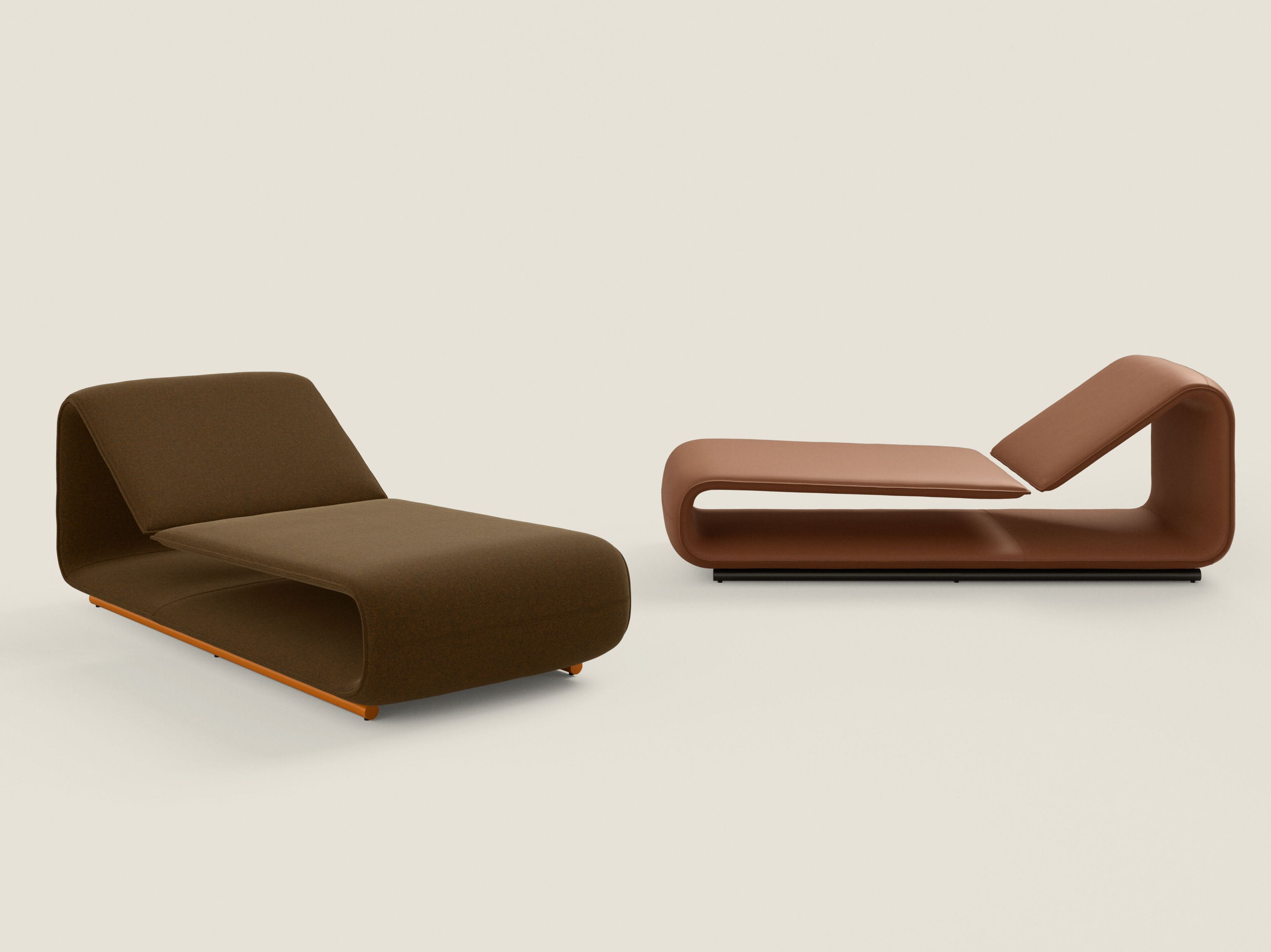 Шезлонг из ткани Desalto клип ARCH-00096545 - Вид №2