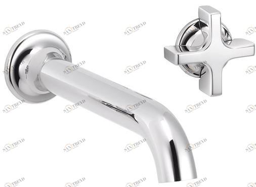 rvb Смеситель для умывальника настенный на 2 отверстия Times 4073.--.48