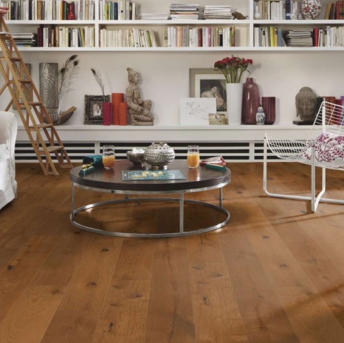 Паркетная доска Meister PD 400 Cottage Закопченый лайт 8307 Дуб Рустик с брашью (Текстурированная) 2200х180 мм 2300200026 - Вид №6