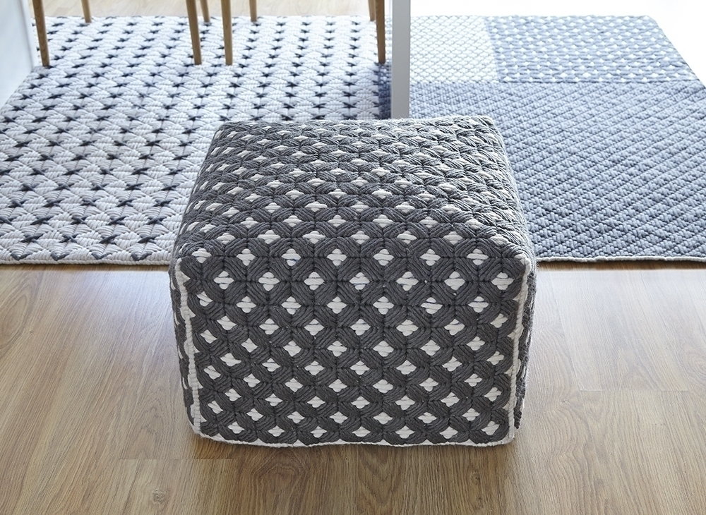 100349 Пуф маленький Dark grey GAN Silai Silaï