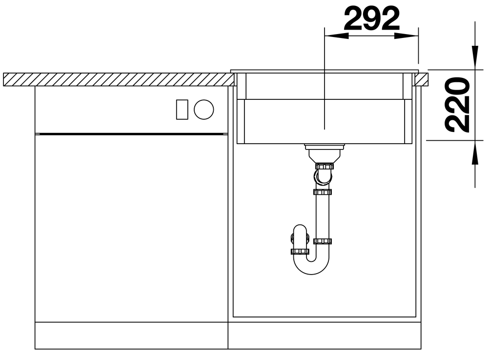 525156 Кухонная мойка Blanco Etagon 6 Ceramic PuraPlus глянцевый белый  Blanco Etagon Белый - Вид №7