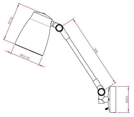 Astro Lighting Регулируемая лампа для чтения из алюминия Atelier sun-id-1422012 - Вид №4