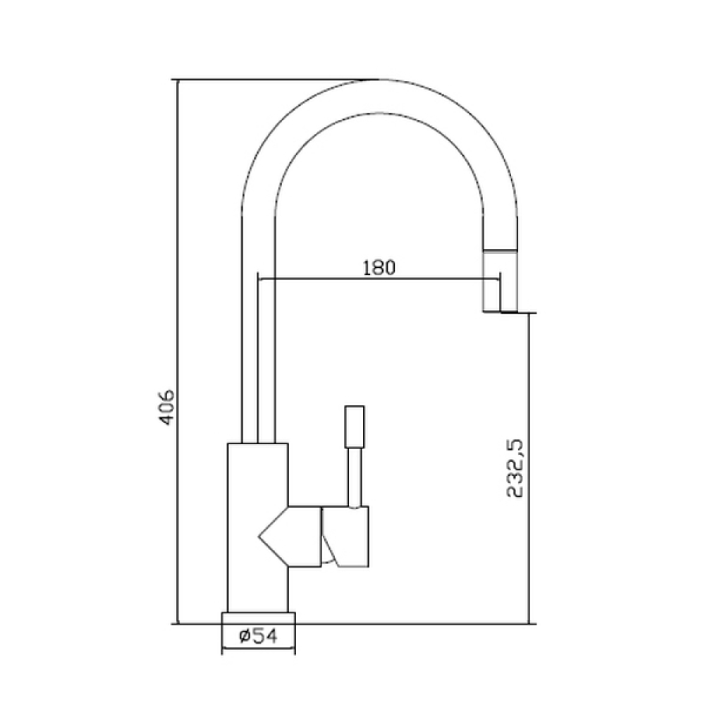Кухонные смесители Eco Venice SSN-1371P-SS SEAMAN - Вид №3