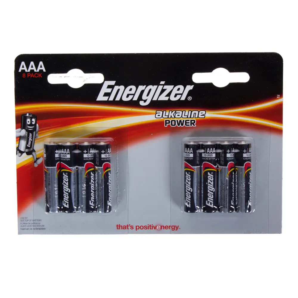 Батарейка алкалиновая Energizer Standart AAA 8 шт STLM-2129442