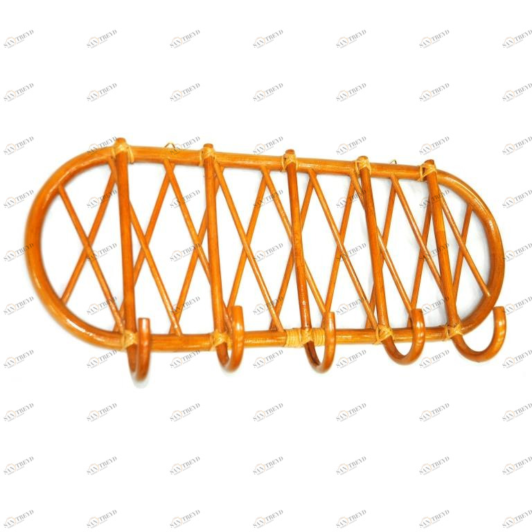 Вешалка настенная, 25/03 К ЭКО ДИЗАЙН CLASSIC RATTAN 129612 Коньячный 