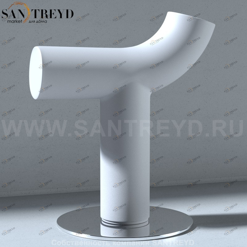 470130 Табурет “Cow” в комплекте с стальным основанием Kerasan Artwork